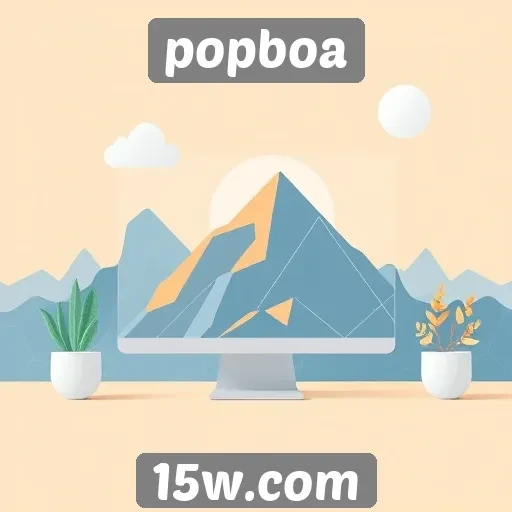 Interface do usuário e experiência de navegação no Popboa